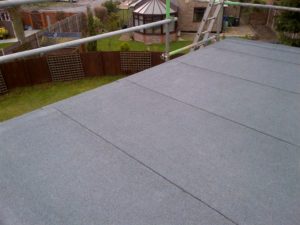 Flat roof after
