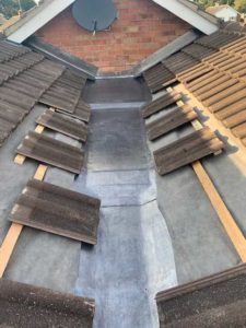 Aldridge Roofing - Lead gully example