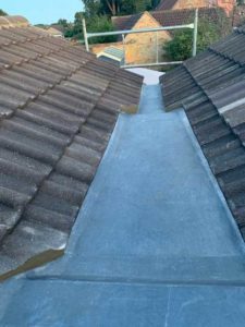 Aldridge Roofing - Lead Gully example